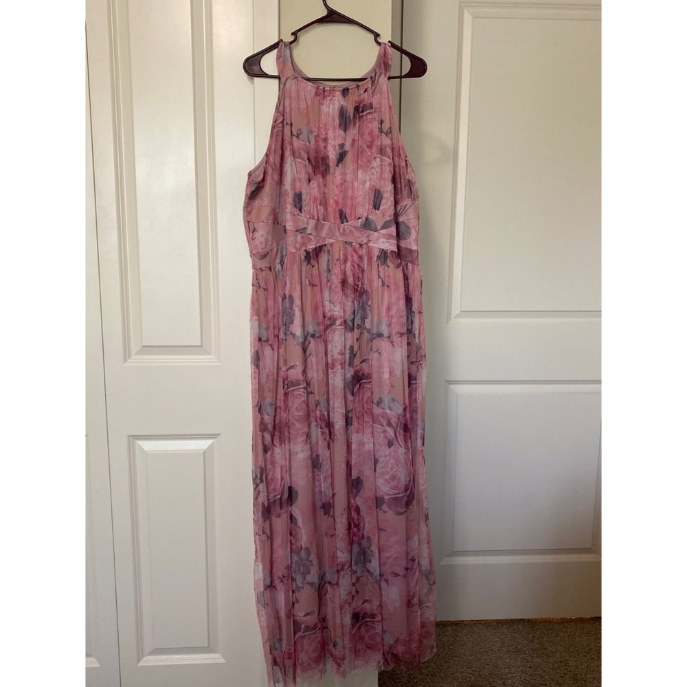 Stunning Floral Pink Dress